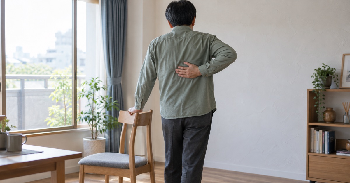 ぎっくり背中の対処法と痛む時の動かし方のイメージ写真